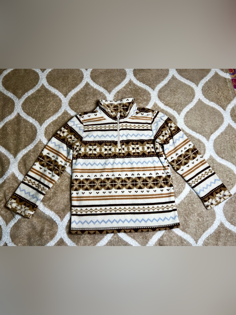 The Children's Place Fair Isle Fleece Pullover Sweater
